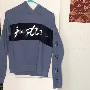 Justice hoodie size 14/16